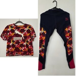 Puma Floral Activewear Set